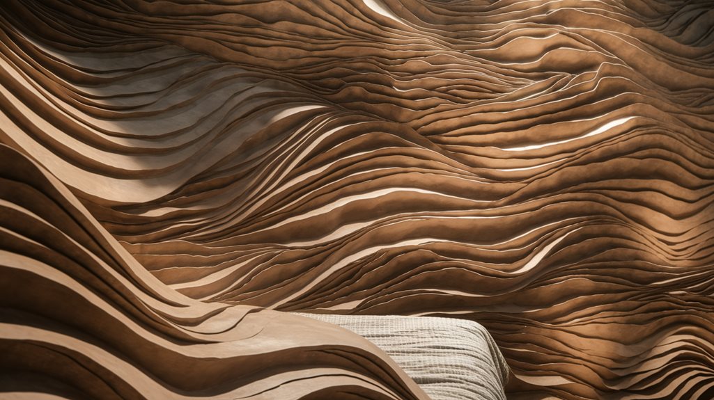 Trójwymiarowa rzeźbiarska sztuka ścienna