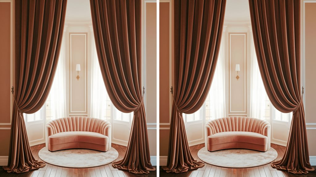 długość zasłon wpływa na proporcje