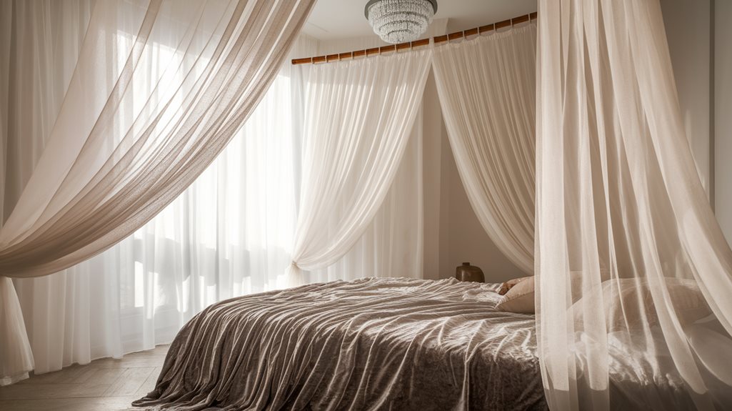 eleganckie, płynące, lekkie tkaniny